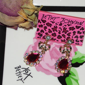NEW BETSEY JOHNSON FASHION JEWELRY EARINGS ~ PM28
